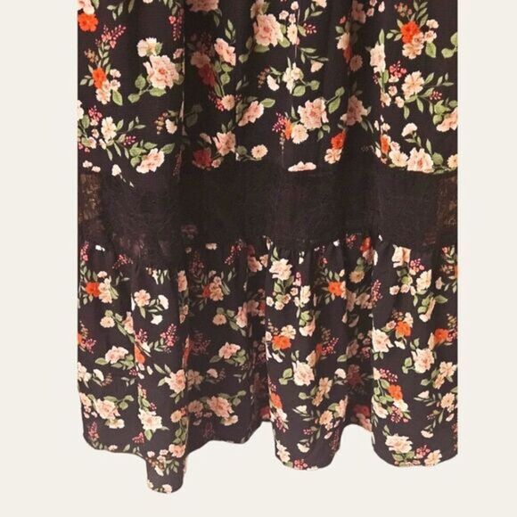 CITY CHIC Plus Size Floral Lace Off Shoulder Maxi dress. 2X-3X - Picture 9 of 16